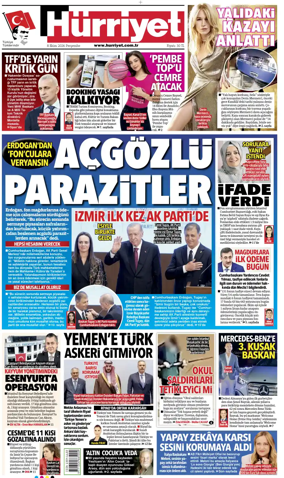 Cover of Hurriyet