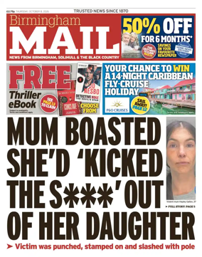 Cover of Birmingham Mail