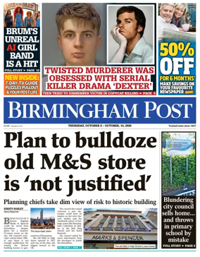 Cover of Birmingham Post