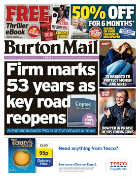 Cover of Burton Mail