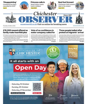 Cover of Chichester Observer