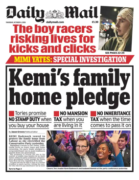 Cover of Daily Mail