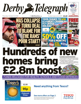Cover of Derby Telegraph