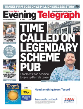 Cover of Evening Telegraph (First Edition)