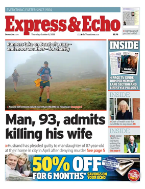 Cover of Express & Echo (City & East Devon Edition)