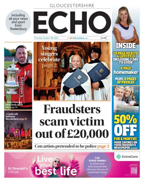 Cover of Gloucestershire Echo