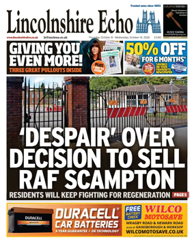 Cover of Lincolnshire Echo