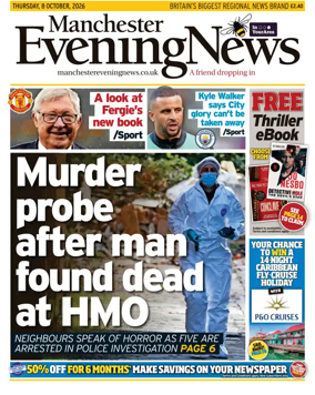Cover of Manchester Evening News