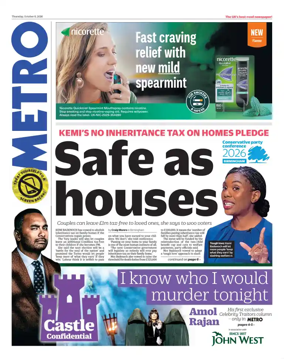 Cover of Metro (UK)