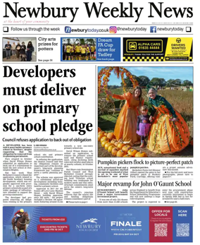 Cover of Newbury Weekly News