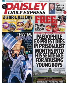 Cover of Paisley Daily Express