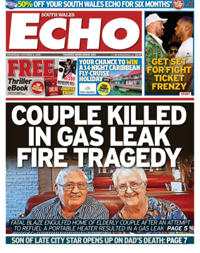 Cover of South Wales Echo