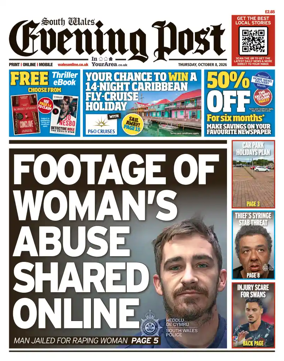 Cover of South Wales Evening Post