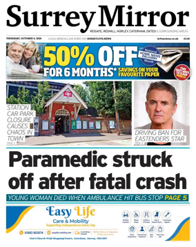 Cover of Surrey Mirror