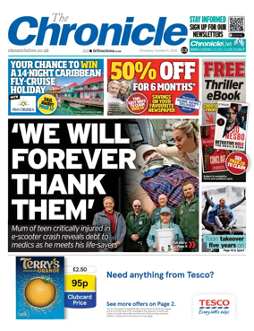 Cover of The Chronicle (South Tyneside and Durham)