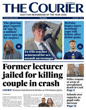 Cover of The Courier & Advertiser (Fife Edition)