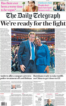Cover of The Daily Telegraph