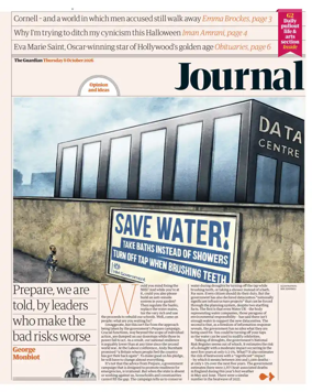 Cover of The Guardian e-paper Journal