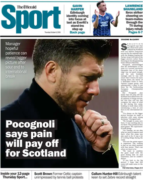 Cover of Herald Sport