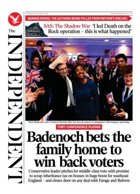 Cover of The Independent
