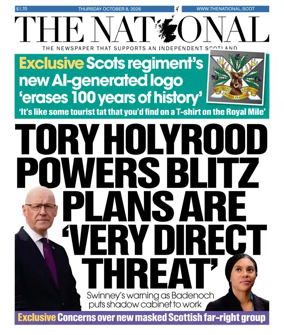 Cover of The National (Scotland)