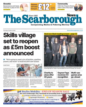 Cover of The Scarborough News