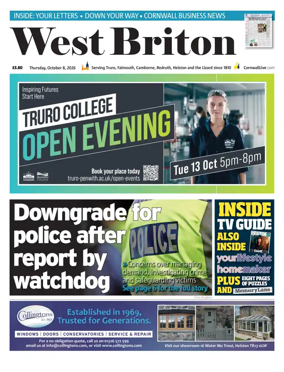 Cover of West Briton (Falmouth Penryn Helston The Lizard)