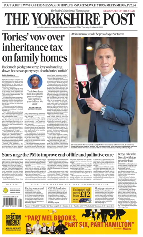 Cover of Yorkshire Post
