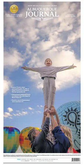Cover of Albuquerque Journal