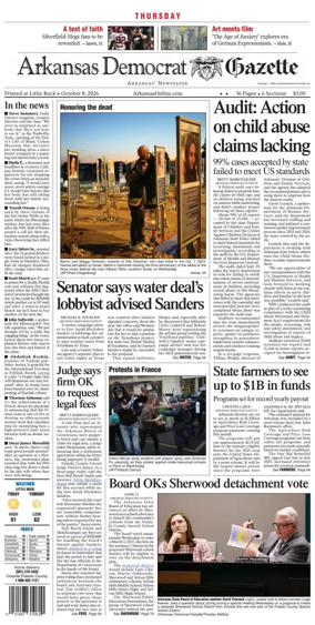 Cover of Arkansas Democrat-Gazette