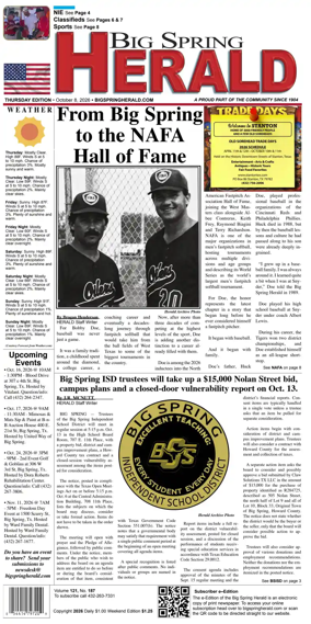 Cover of Big Spring Herald