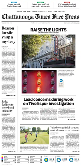 Cover of Chattanooga Times Free Press