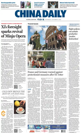 Cover of China Daily Global Edition (USA)