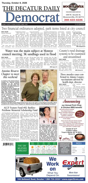 Cover of The Decatur Daily Democrat