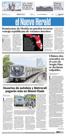 Cover of El Nuevo Herald