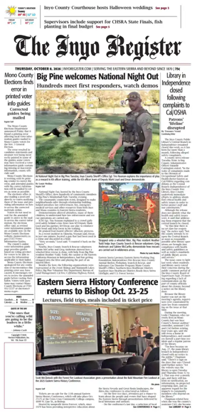 Cover of Inyo Register