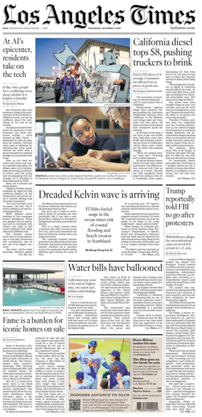 Cover of Los Angeles Times