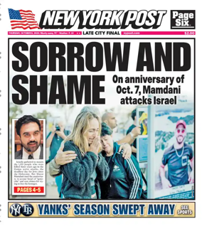 Cover of New York Post