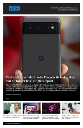 Cover of Phone Arena - Compiled Edition