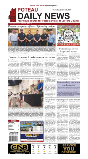 Cover of Poteau Daily News
