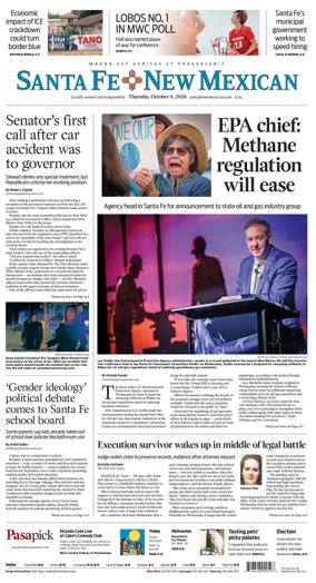 Cover of Santa Fe New Mexican