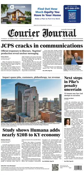 Cover of The Courier-Journal (Louisville)