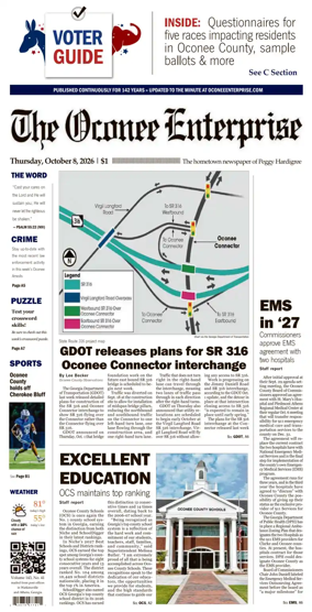 Cover of The Oconee Enterprise