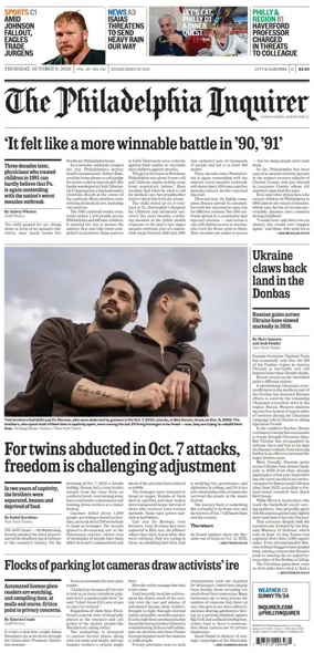 Cover of The Philadelphia Inquirer