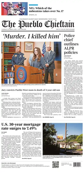 Cover of The Pueblo Chieftain