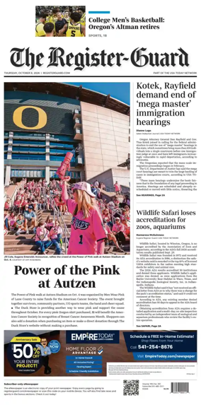 Cover of The Register-Guard