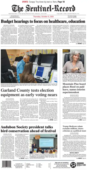 Cover of The Sentinel-Record