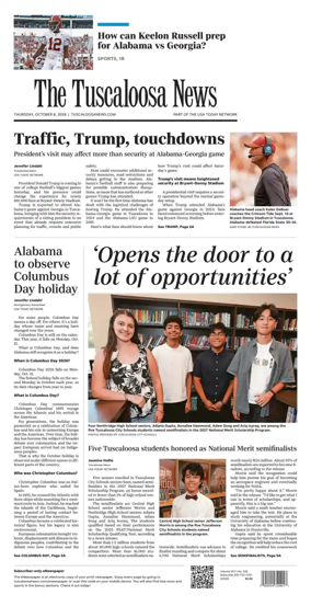 Cover of The Tuscaloosa News