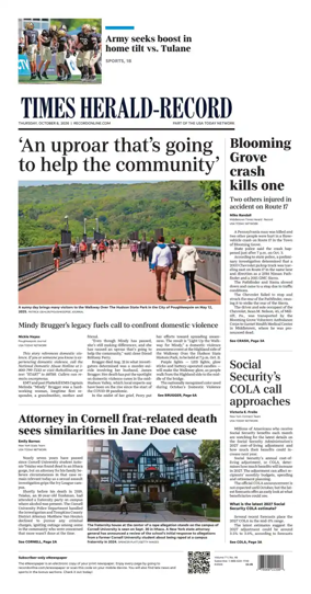 Cover of Times Herald-Record