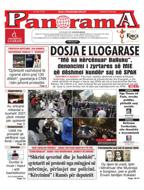 Cover of Panorama (Albania)
